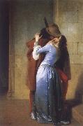 Francesco Hayez The Kiss oil painting artist